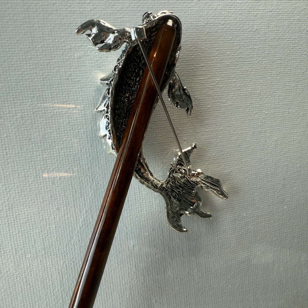 Betsey Johnson Brooch Silver and Blue Fish Brooch - Picture 4 of 7